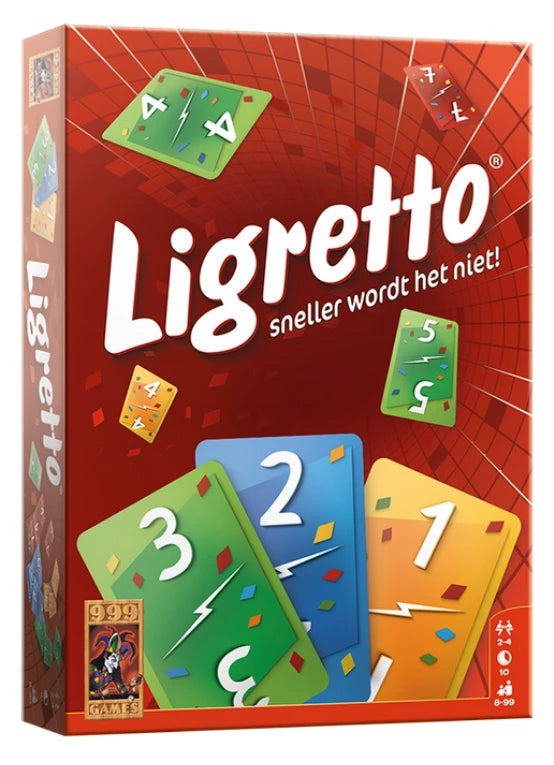 Ligretto rood - Kaartspellen 999 Games