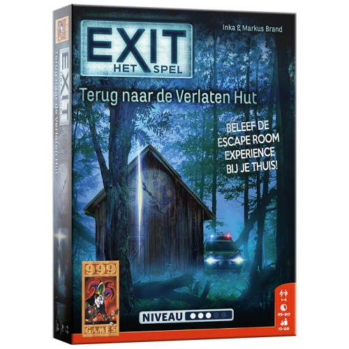 EXIT – Terug naar de Verlaten Hut - Bordspellen 999 Games