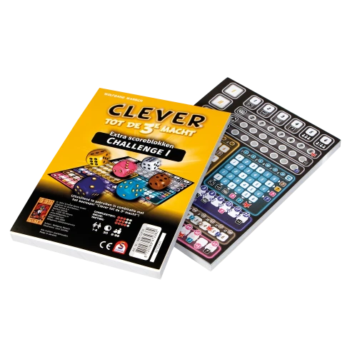 Scoreblokken Clever tot de 3e macht Challenge (2 stuks)