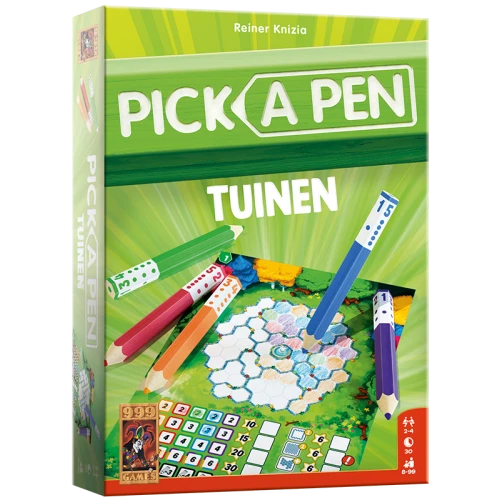 Pick a Pen Tuinen - Bordspel 999 Games