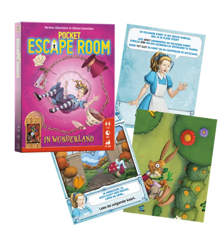 Pocket Escape Room: in Wonderland - Bordspellen 999 Games