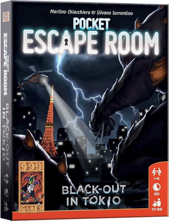 Pocket Escape Room: Black-out in Tokio - Bordspellen 999 Games