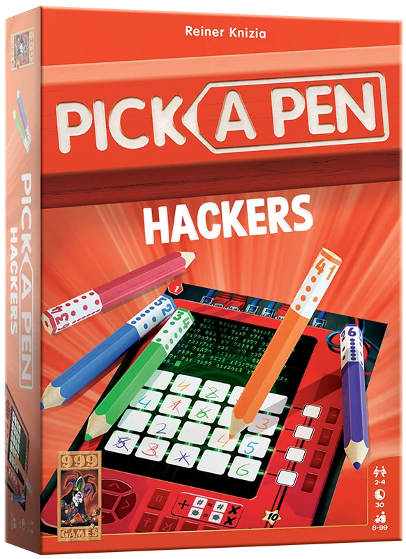 Pick a Pen Hackers - Bordspellen 999 Games