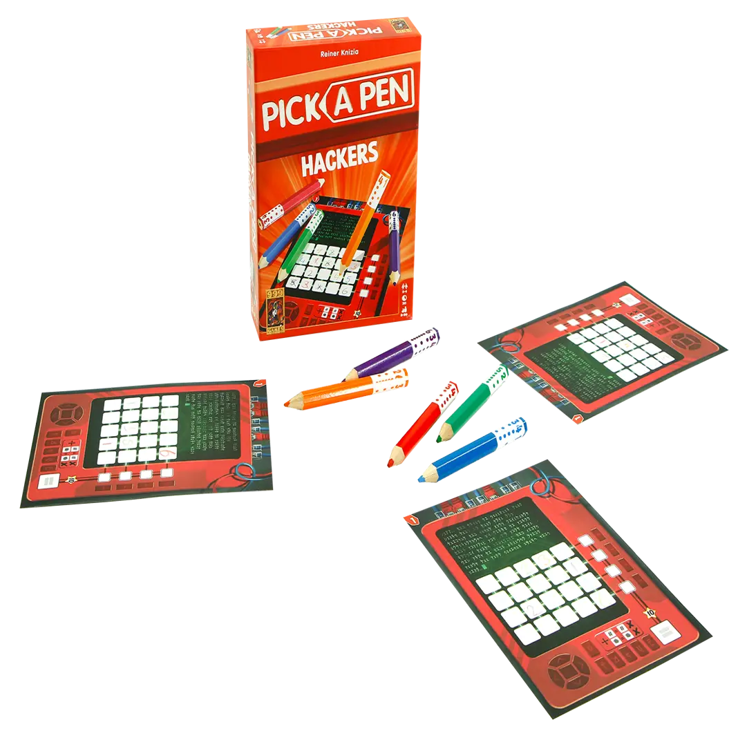 Pick a Pen Hackers - Bordspellen 999 Games