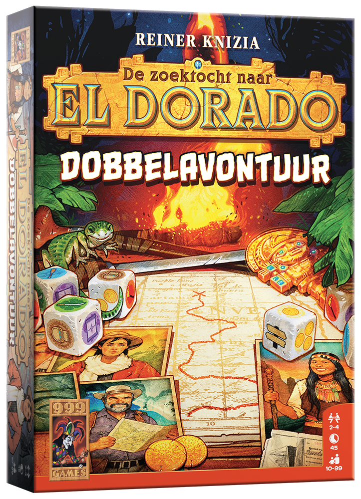 De Zoektocht naar El Dorado: Dobbelavontuur - Dobbelspellen 999 Games