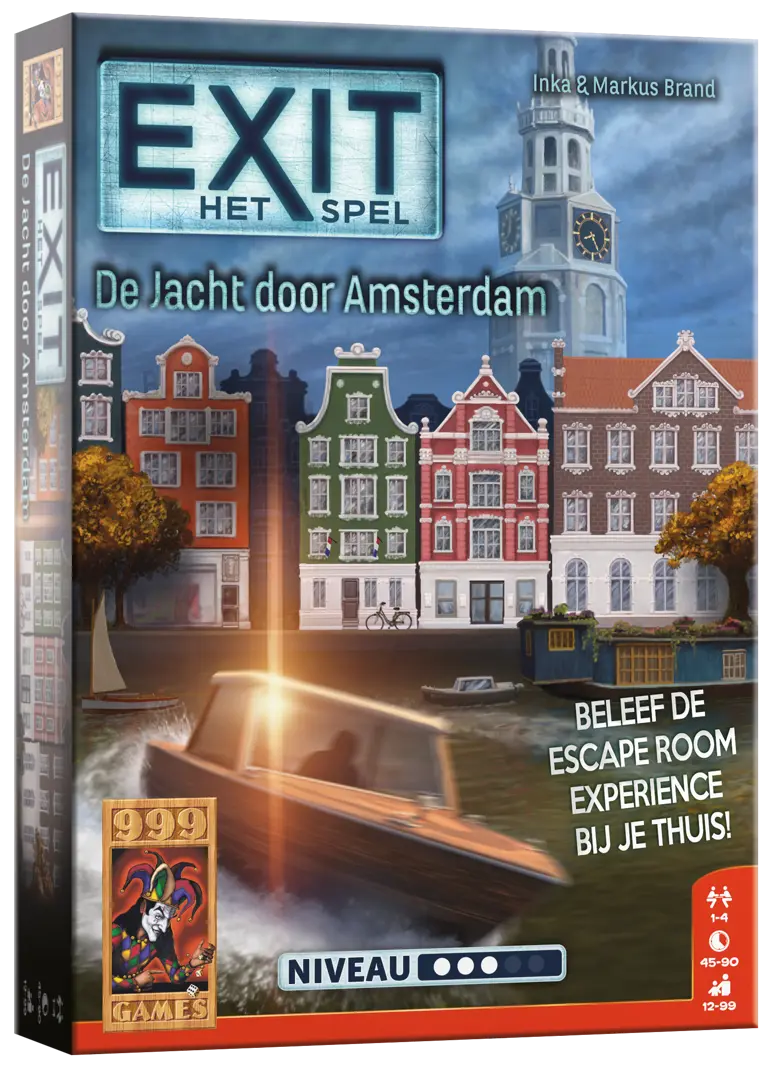 Exit – De Jacht door Amsterdam - Bordspellen 999 Games