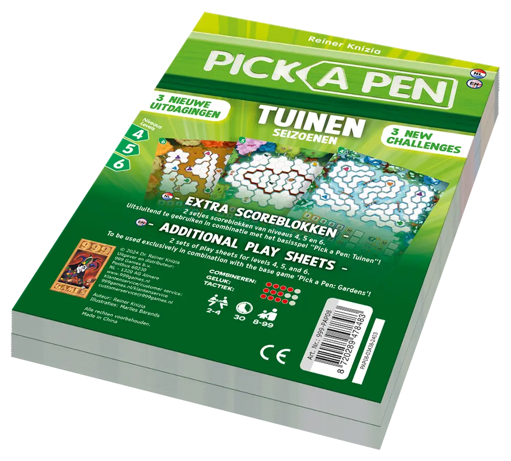 Pick a Pen Tuinen : Seizoenen Level 4, 5, 6