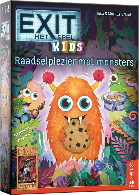 EXIT – Kids Raadselplezier met Monsters - Bordspellen 999 Games