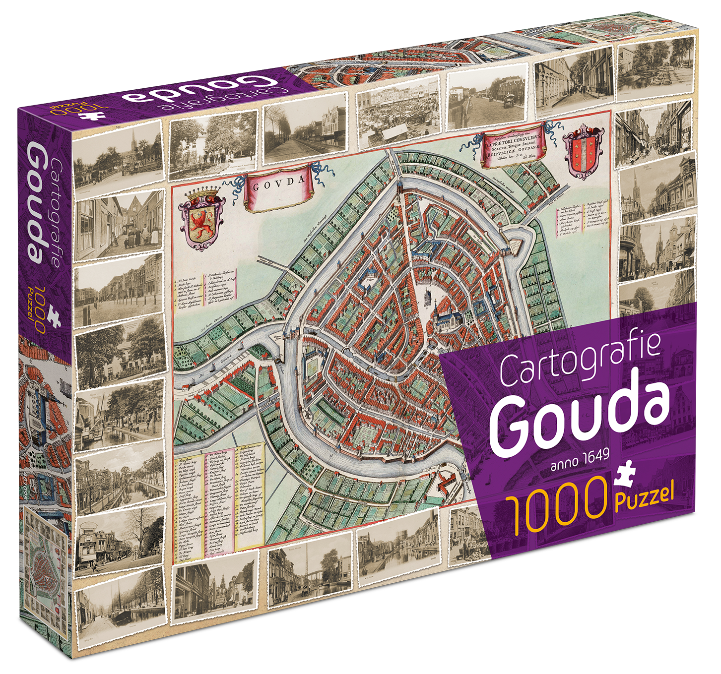 Cartografie Gouda (1000) - Puzzels Tucker's Fun Factory